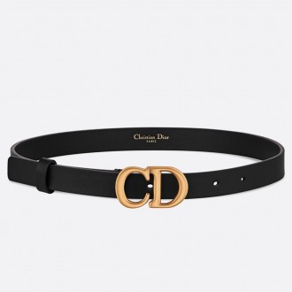 Dior Saddle 20MM Belt In Black Calfskin Dior Saddle 20MM Belt In Black Calfskin