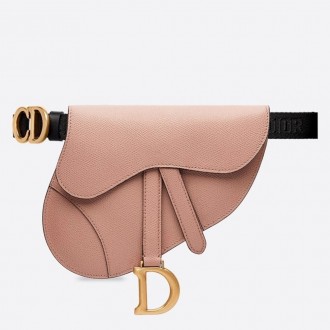 Dior Saddle Belt Bag In Powder Grained Calfskin Dior Saddle Belt Bag In Powder Grained Calfskin