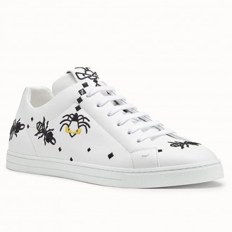 Fendi Super Bugs Embroidered Sneakers Fendi Super Bugs Embroidered Sneakers