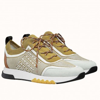 Hermes Addict Sneakers In Multicolore Knit Hermes Addict Sneakers In Multicolore Knit