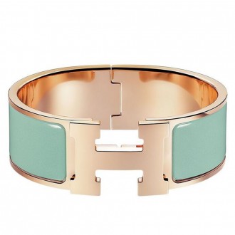 Hermes Aqua Enamel Clic Clac H PM Bracelet Hermes Aqua Enamel Clic Clac H PM Bracelet