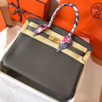 Hermes Ardoise Birkin 35cm Clemence Handmade Bag Hermes Ardoise Birkin 35cm Clemence Handmade Bag