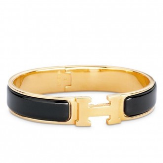 Hermes Black Enamel Clic H PM Bracelet Hermes Black Enamel Clic H PM Bracelet