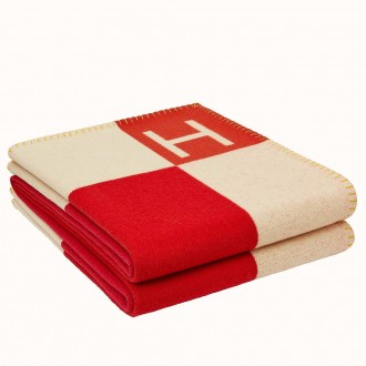 Hermes Geranium Avalon Vibration Throw Blanket Hermes Geranium Avalon Vibration Throw Blanket