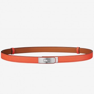 Hermes Kelly Belt In Orange Epsom Leather