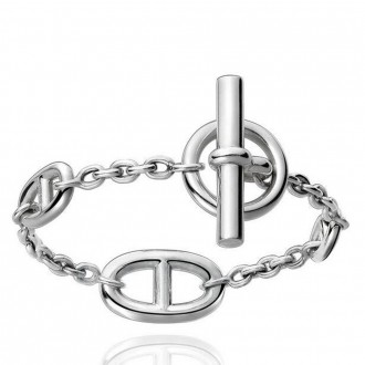 Hermes LG Sterling Silver Farandole Bracelet Hermes LG Sterling Silver Farandole Bracelet
