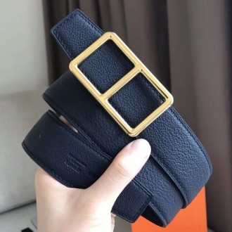 Hermes Officier Belt Buckle & Navy 38MM Strap Hermes Officier Belt Buckle & Navy 38MM Strap