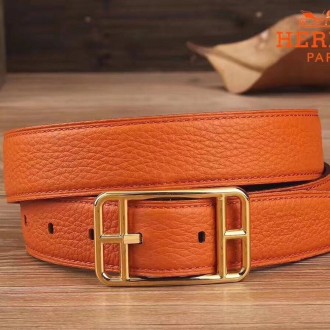 Hermes Orange Cape Cod 32 Reversible Belt Hermes Orange Cape Cod 32 Reversible Belt