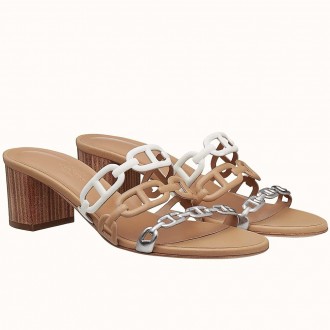 Hermes Tandem Sandals In Multicolour Lambskin Hermes Tandem Sandals In Multicolour Lambskin