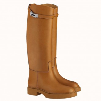 Hermes Variation Boots In Brown Calfskin Hermes Variation Boots In Brown Calfskin