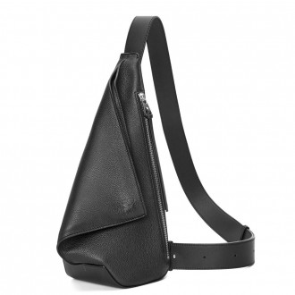 Loewe Anton Sling Bag in Black Grained Calfskin Loewe Anton Sling Bag in Black Grained Calfskin