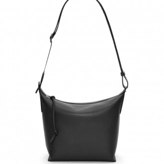 Loewe Cubi Small Bag in Black Calfskin and Jacquard Loewe Cubi Small Bag in Black Calfskin and Jacquard