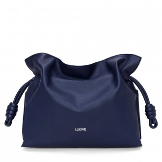 Loewe Flamenco Clutch Bag in Abyss Blue Nappa Calfskin Loewe Flamenco Clutch Bag in Abyss Blue Nappa Calfskin