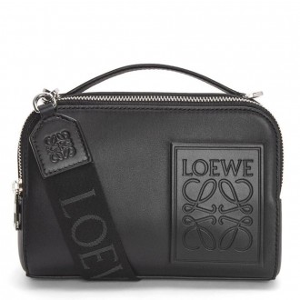 Loewe Mini Camera Crossbody Bag in Black Calfskin Loewe Mini Camera Crossbody Bag in Black Calfskin