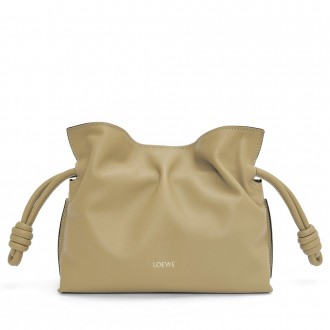 Loewe Mini Flamenco Clutch Bag in Clay Green Nappa Calfskin Loewe Mini Flamenco Clutch Bag in Clay Green Nappa Calfskin