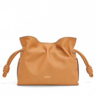 Loewe Mini Flamenco Clutch Bag in Warm Desert Nappa Calfskin Loewe Mini Flamenco Clutch Bag in Warm Desert Nappa Calfskin