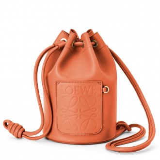 Loewe Small Sailor Bucket Bag In Orange Nappa Leather Loewe Small Sailor Bucket Bag In Orange Nappa Leather