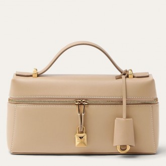 Loro Piana Extra Bag L23 in Light Mastic Smooth Calfskin Loro Piana Extra Bag L23 in Light Mastic Smooth Calfskin