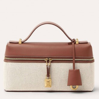 Loro Piana Extra Bag L23 in Natural Canvas Loro Piana Extra Bag L23 in Natural Canvas