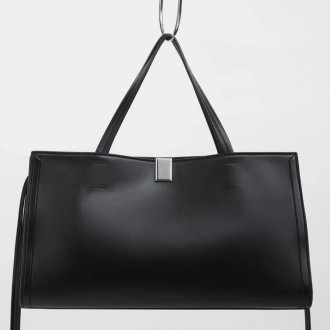 Phoebe Philo Small Kit Cabas Bag in Black Calfskin Phoebe Philo Small Kit Cabas Bag in Black Calfskin