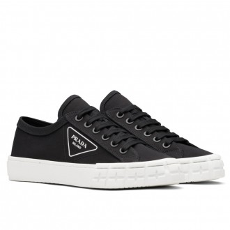 Prada Black Gabardine Fabric Sneakers Prada Black Gabardine Fabric Sneakers