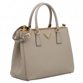 Prada Medium Galleria Bag In Grey Saffiano Leather Prada Medium Galleria Bag In Grey Saffiano Leather