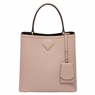 Prada Nude Saffiano North South Double Medium Bag Prada Nude Saffiano North South Double Medium Bag