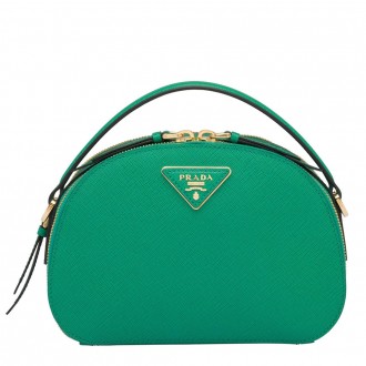 Prada Odette Green Saffiano Leather Bag Prada Odette Green Saffiano Leather Bag