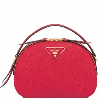 Prada Odette Red Saffiano Leather Bag Prada Odette Red Saffiano Leather Bag