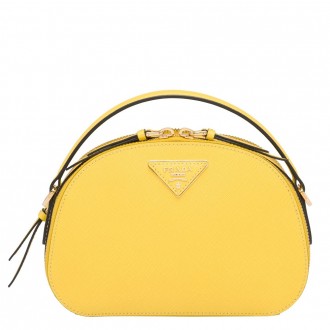 Prada Odette Yellow Saffiano Leather Bag Prada Odette Yellow Saffiano Leather Bag