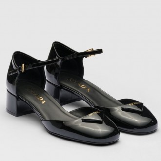Prada Pumps 35mm in Black Patent Leather Prada Pumps 35mm in Black Patent Leather