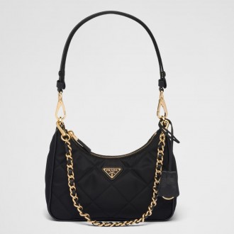 Prada Re-Edition 1995 Chaine Mini Bag in Black Re-Nylon Prada Re-Edition 1995 Chaine Mini Bag in Black Re-Nylon