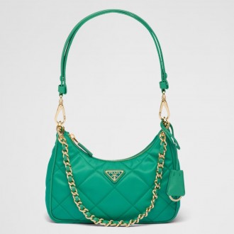 Prada Re-Edition 1995 Chaine Mini Bag in Green Re-Nylon Prada Re-Edition 1995 Chaine Mini Bag in Green Re-Nylon