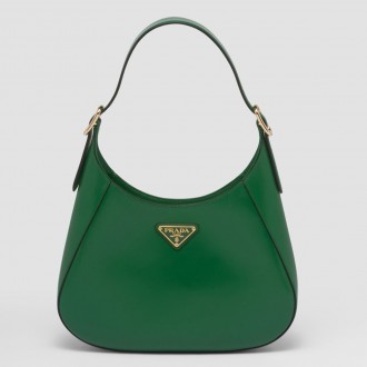 Prada Shoulder Bag in Green Leather