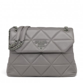 Prada Spectrum Large Bag In Grey Nappa Leather Prada Spectrum Large Bag In Grey Nappa Leather