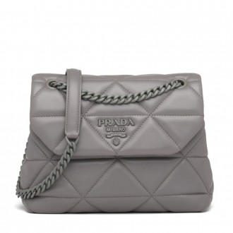 Prada Spectrum Small Bag In Grey Nappa Leather Prada Spectrum Small Bag In Grey Nappa Leather