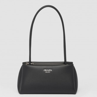 Prada Supernova Small Shoulder Bag In Black Leather Prada Supernova Small Shoulder Bag In Black Leather
