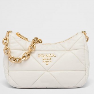 Prada System Patchwork Bag in White Nappa Leather Prada System Patchwork Bag in White Nappa Leather