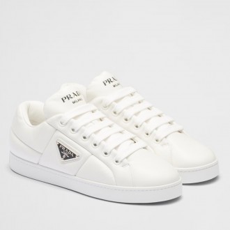 Prada Women's Sneakers in White Nappa Leather Prada Women's Sneakers in White Nappa Leather