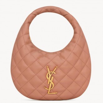 Saint Laurent Icarino Bag in Hortensia Quilted Nappa Leather