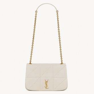 Saint Laurent Jamie 4.3 Mini Bag in White Lambskin