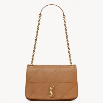 Saint Laurent Jamie 4.3 Small Bag in Brown Lambskin