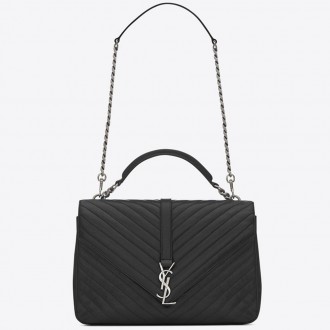 Saint Laurent Large Black College Shoulder Bag Saint Laurent Large Black College Shoulder Bag