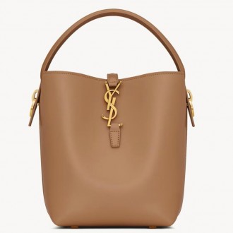 Saint Laurent Le 37 Small Bucket Bag in Caramel Leather Saint Laurent Le 37 Small Bucket Bag in Caramel Leather