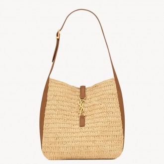 Saint Laurent Le 5 A 7 Small Shoulder Bag in Raffia Saint Laurent Le 5 A 7 Small Shoulder Bag in Raffia