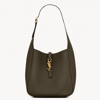 Saint Laurent Le 5 A 7 Soft Small Shoulder Bag in Light Musk Leather Saint Laurent Le 5 A 7 Soft Small Shoulder Bag in Light Musk Leather