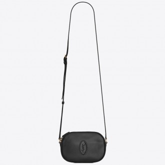 Saint Laurent LE 61 Camera Bag In Black Leather Saint Laurent LE 61 Camera Bag In Black Leather