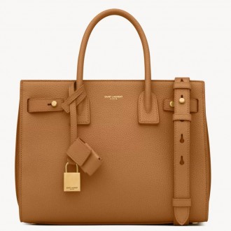 Saint Laurent Supple Sac De Jour Baby Bag in Cinnamon Grained Leather Saint Laurent Supple Sac De Jour Baby Bag in Cinnamon Grained Leather