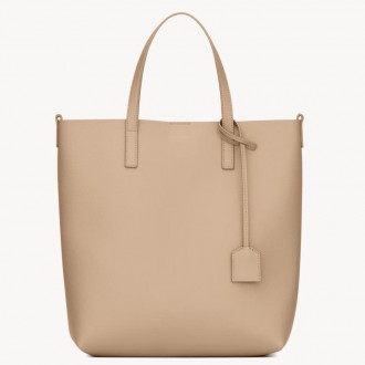 Saint Laurent Toy North/South Shopping Bag in Beige Calfskin Saint Laurent Toy North/South Shopping Bag in Beige Calfskin