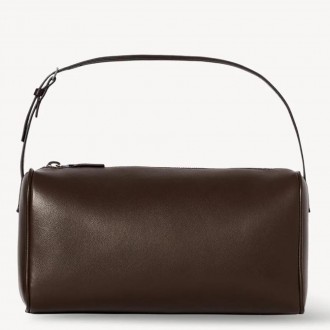 The Row 90's Top Handle Bag in Dark Brown Calfskin The Row 90's Top Handle Bag in Dark Brown Calfskin